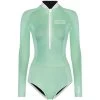 2024 Wallien Mujer Nikki Van Dijk Bikini Cut 1mm Front Zip Traje De Primavera Neopreno 101006 - Aquamarine Gradient