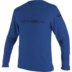 ONeill 2024 O'Neill Hombres Basic Skins Camiseta De Manga Larga 4339 - Pacific