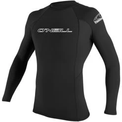 ONeill 2024 O'Neill Hombres Basic Skins Lycra De Manga Larga 3342 - Black