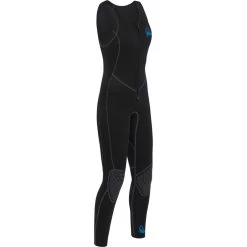 2024 Palm Mujer Quantum 3mm Neoprene Front Zip Long John Neopreno BLACK 12236