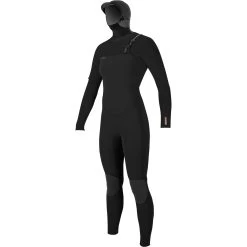 ONeill 2024 O'Neill Mujer Hyperfreak+ 5/4mm Chest Zip Gbs Con Capucha Neopreno 5478 - Black