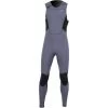 2024 Prolimit Hombres Zodiac Velcro Closure 1.5mm SUP Long John Neopreno 14460 - Grey / Black