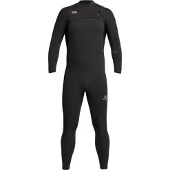 2024 Xcel Hombres Comp 4/3mm Chest Zip Neopreno MN43ZXC0B - Black