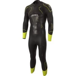 2024 Zone3 Hombres Vision 5mm Swim Neopreno WS21MVIS - Black / Lime / Gunmetal