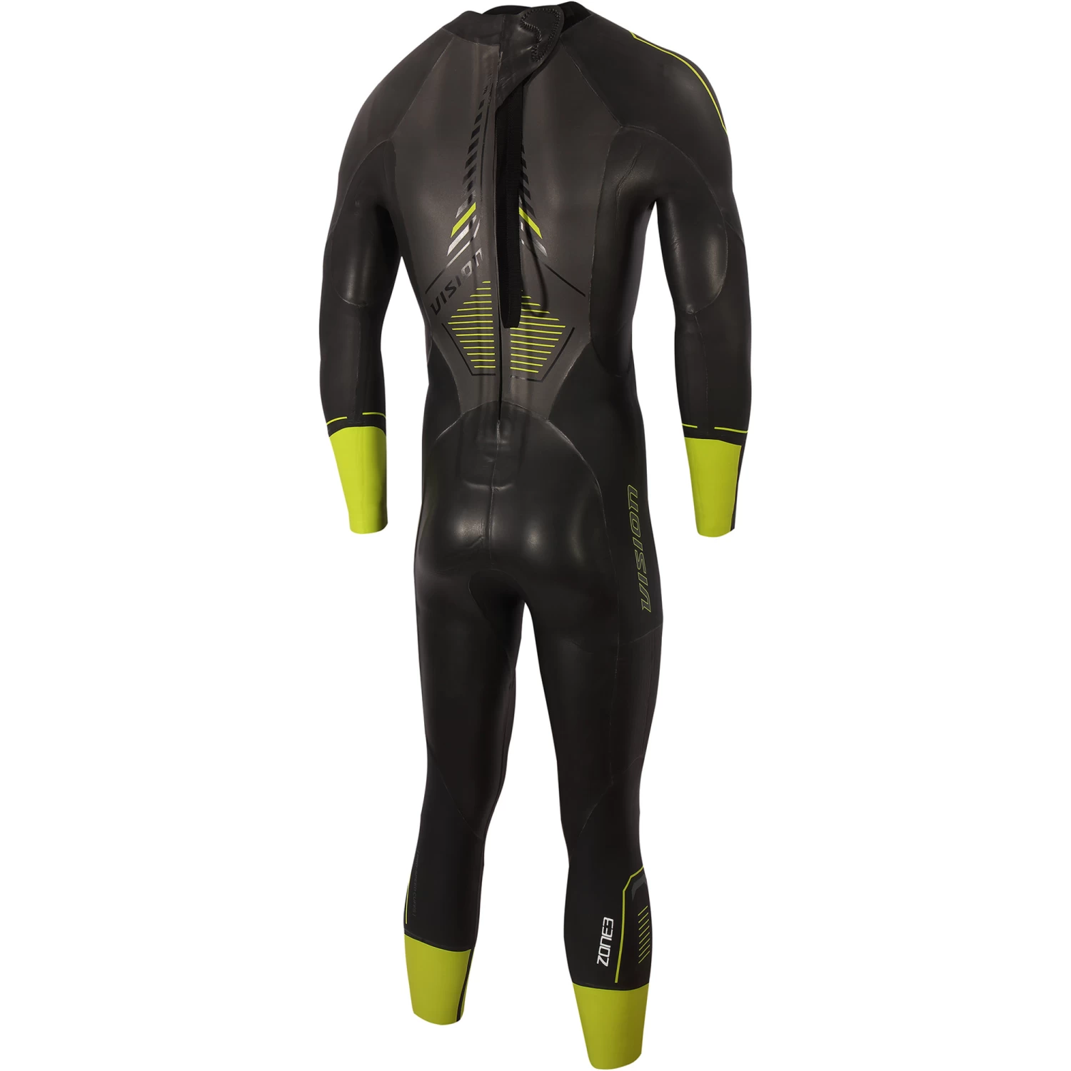 2024 Zone3 Hombres Vision 5mm Swim Neopreno WS21MVIS - Black / Lime / Gunmetal 2 2024 Zone3 Hombres Vision 5mm Swim Neopreno WS21MVIS - Black / Lime / Gunmetal - Imagen 2