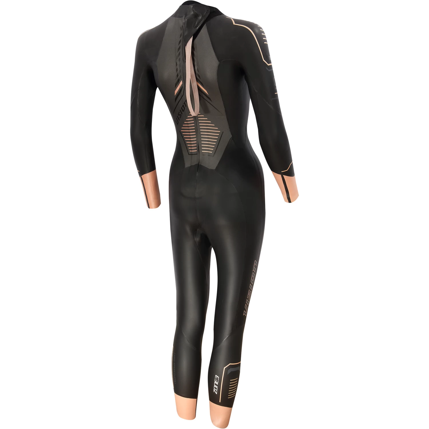 2024 Zone3 Mujer Vision Swim Neopreno WS21WVIS - Black / Rose Pink 2 2024 Zone3 Mujer Vision Swim Neopreno WS21WVIS - Black / Rose Pink - Imagen 2