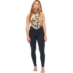 2022 Billabong Mujer Salty Jane 2mm Front Zip Neopreno F42F10 - Jungle Night