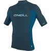 ONeill 2024 O'neill Premium Skins Lycra Vest Con Cuello De Tortuga De Manga Corta Para Hombre 4517 - Azul Cadete / Azul Ultra