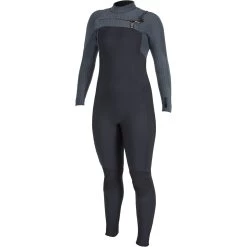 ONeill 2024 O'Neill Mujer Blueprint 4/3+mm Chest Zip Neopreno 5501 - Black / Shade