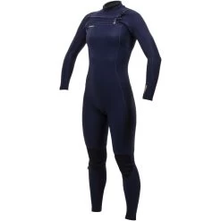 ONeill 2024 O'Neill Mujer Hyperfreak+ 5/4mm Chest Zip Neopreno 5374 - Shade / Navy