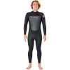 2023 Rip Curl Hombres Omega 5/3mm Back Zip Neopreno 113MFS - Black