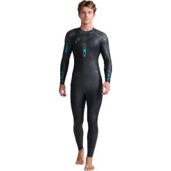 2024 2XU Hombres P:2 Propel Swim Neopreno MW4990c - Black / Aloha