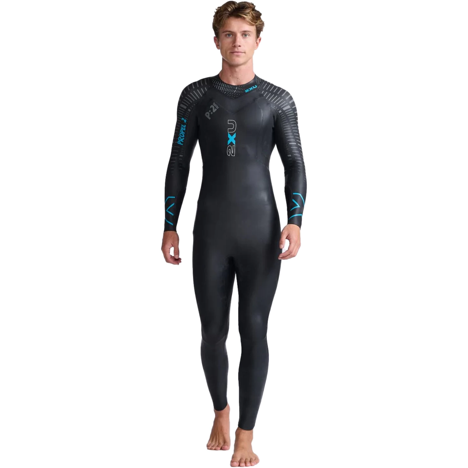 2024 2XU Hombres P:2 Propel Swim Neopreno MW4990c - Black / Aloha 1 2024 2XU Hombres P:2 Propel Swim Neopreno MW4990c - Black / Aloha