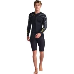 2024 2XU Hombres Propel Swim Run Neopreno MW5479c - Black / Ambition