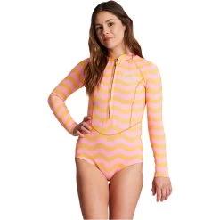 2024 Billabong Mujer Salty Dayz Light 1mm Manga Larga Neopreno De Primavera ABJW400106 - Waves All Day