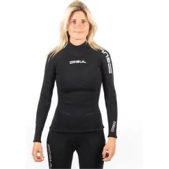 2024 Gul Mujeres Code Zero 1mm Top Térmico Ac0112/c2 - Negro