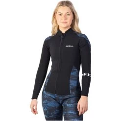 2024 Gul Luna7 Para Mujer Front Zip Sup Traje Chaqueta La6301-c1 - Nu Wave Camo / Negro