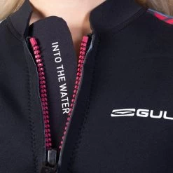 2024 Gul Luna7 Para Mujer Front Zip Chaqueta Traje Sup La6301-c1 - Tropical / Negro -Aqua Sport Tienda 202320Gul20Womens20Luna720Front20Zip20Wetsuit20Jacket20LA6301 C120 20Tropical2020Black2020Close20Up202.2000x2000