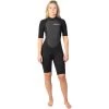 2024 Gul Mujer Response 3/2mm Back Zip Shorty Neopreno RE3318-C1 - Black