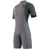 2024 Mystic Hombres Marshall 3/2mm Chest Zip Shorty Neopreno 35000.2301222 - Light Grey