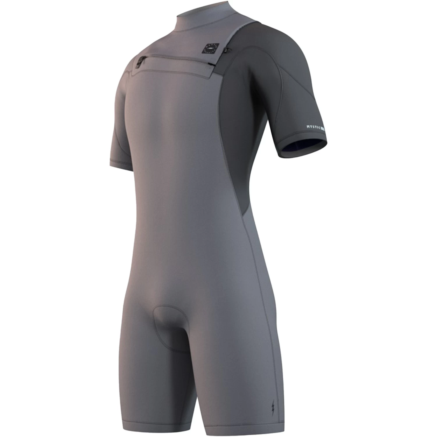 2024 Mystic Hombres Marshall 3/2mm Chest Zip Shorty Neopreno 35000.2301222 - Light Grey 1 2024 Mystic Hombres Marshall 3/2mm Chest Zip Shorty Neopreno 35000.2301222 - Light Grey