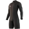 2024 Mystic Hombres The One 3/2mm Manga Larga Zip Free Shorty Neopreno 35000.230126 - Black