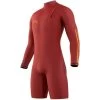 2024 Mystic Hombres The One 3/2mm Manga Larga Zip Free Shorty Neopreno 35000.230126 - Red