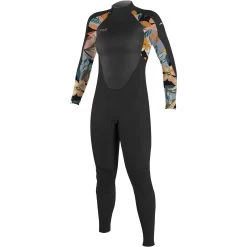 ONeill 2024 O'Neill Chicas Epic 3/2mm Back Zip Gbs Neopreno 4215BG - Black / Demiflor