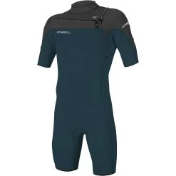 ONeill 2024 O'Neill Hombres Hammer 2mm Chest Zip Shorty Neopreno 4927 - Slate / Black