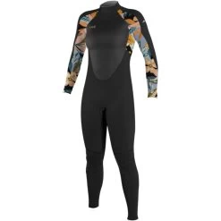 ONeill 2024 O'Neill Mujer Epic 4/3mm Back Zip Gbs Neopreno 4214B - Black / Demiflor