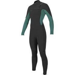 ONeill 2024 O'Neill Mujer Hyperfreak 4/3+mm Chest Zip Neopreno 5349 - Raven / Bristol