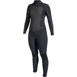 ONeill 2024 O'Neill Mujer Psycho Tech 5/4mm+ Back Zip Neopreno 5546 - Black