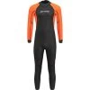 2024 Orca Hombres Vitalis Hi-Vis Back Zip Open Water Swim Neopreno NN27 - Black