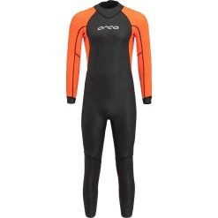 2024 Orca Hombres Vitalis Hi-Vis Back Zip Open Water Swim Neopreno NN27 - Black
