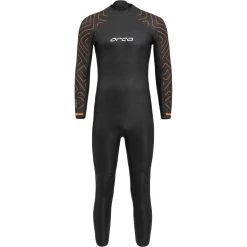 2024 Orca Hombres Vitalis TRN Back Zip Open Water Swim Neopreno NN280401 - Black