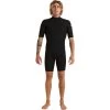 2024 Quiksilver Hombres Everyday Sessions 2mm Back Zip Shorty Neopreno EQYW503031 - Black