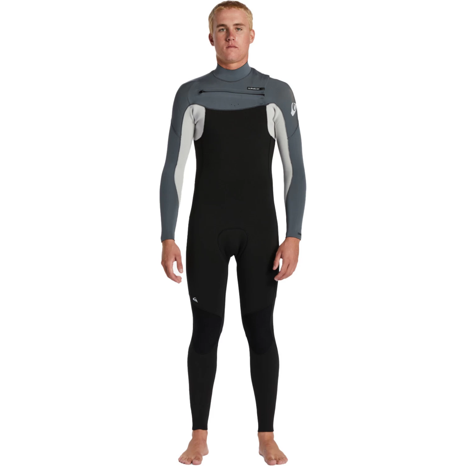 2024 Quiksilver Hombres Everyday Sessions 4/3mm Gbs Chest Zip Neopreno EQYW103201 - Black / Ash 1 2024 Quiksilver Hombres Everyday Sessions 4/3mm Gbs Chest Zip Neopreno EQYW103201 - Black / Ash