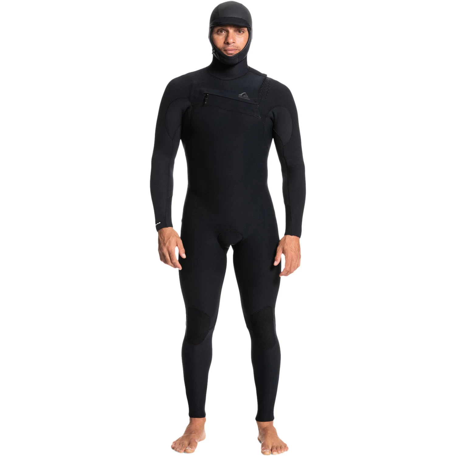 2024 Quiksilver Hombres Highline 5/4/3mm Gbs Chest Zip Con Capucha Neopreno EQYW203034 - Black 1 2024 Quiksilver Hombres Highline 5/4/3mm Gbs Chest Zip Con Capucha Neopreno EQYW203034 - Black