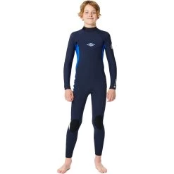 2024 Rip Curl Junior Dawn Patrol 5/3mm Back Zip Neopreno 114GFS - Navy