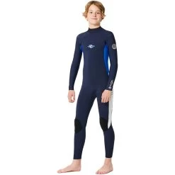 2024 Rip Curl Junior Dawn Patrol 5/3mm Back Zip Neopreno 114GFS - Navy -Aqua Sport Tienda 202320Rip20Curl20Boys20Dawn20Patrol20Eco2053mm20GBS20Back20Zip20Wetsuit20114GFS20 20Navy2020side.2000x2000