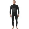 2024 Rip Curl Hombres Dawn Patrol 4/3mm Chest Zip Neopreno 157MFS - Black