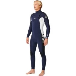 2024 Rip Curl Hombres Dawn Patrol Performance 3/2mm Chest Zip Neopreno 15EMFS - Navy -Aqua Sport Tienda 202320Rip20Curl20Mens20Dawn20Patrol20Eco20Performance2032mm20GBS20Chest20Zip20Wetsuit2015EMFS20 20Navy20side.2000x2000