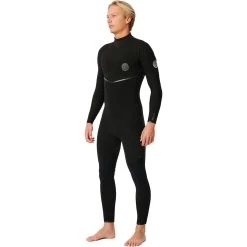 2024 Rip Curl Hombres E-Bomb 5/3mm Back Zip Neopreno 151MFS - Black -Aqua Sport Tienda 202320Rip20Curl20Mens20E20Bomb2053mm20GBS20Back20Zip20Wetsuit20151MFS20 20Black2020side.2000x2000