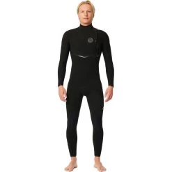 2024 Rip Curl Hombres E-Bomb 5/3mm Zip Free Neopreno 14SMFS - Black