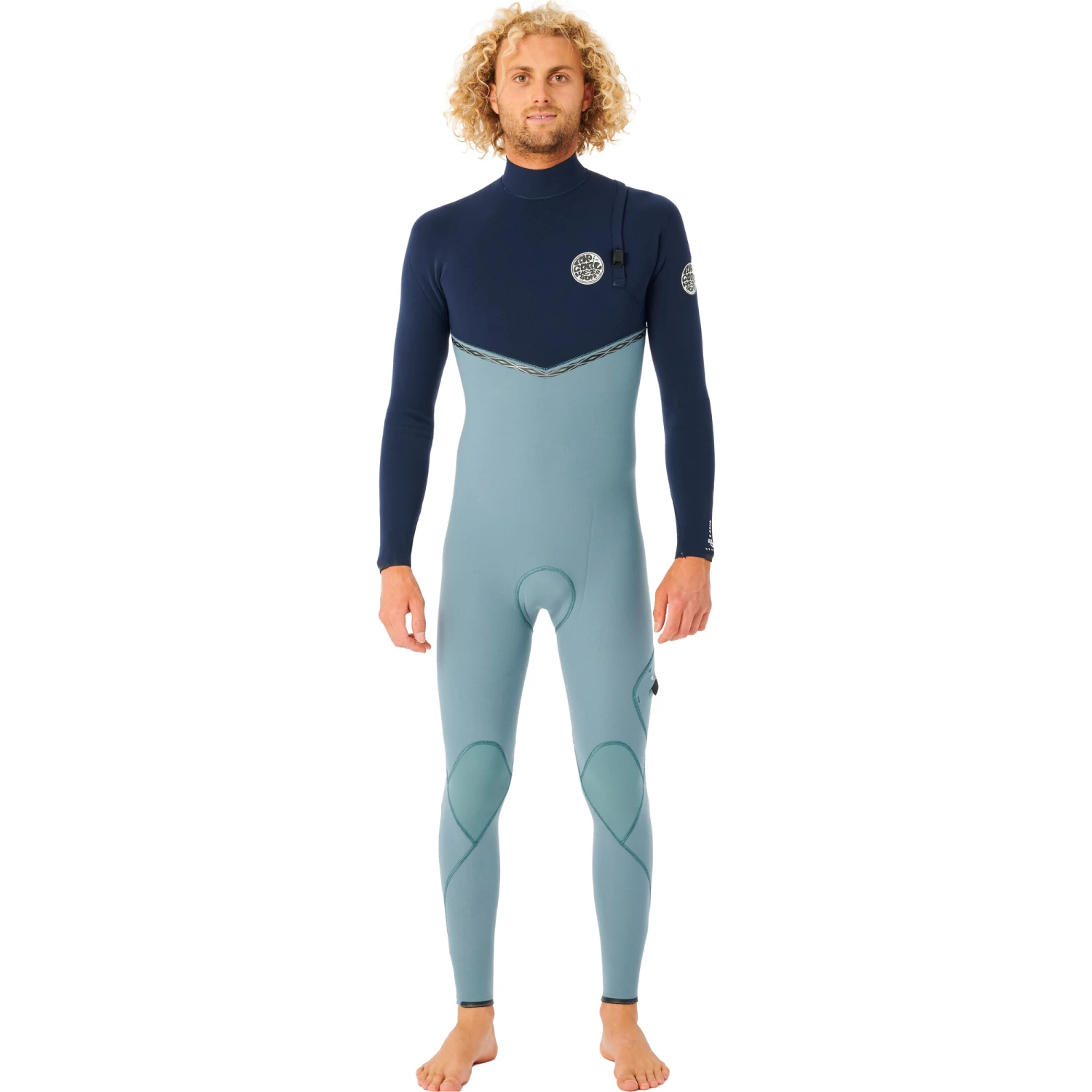 2023 Rip Curl Hombres E-Bomb 4/3mm Zip Free Neopreno WSMYQE - Mineral Blue 1 2023 Rip Curl Hombres E-Bomb 4/3mm Zip Free Neopreno WSMYQE - Mineral Blue