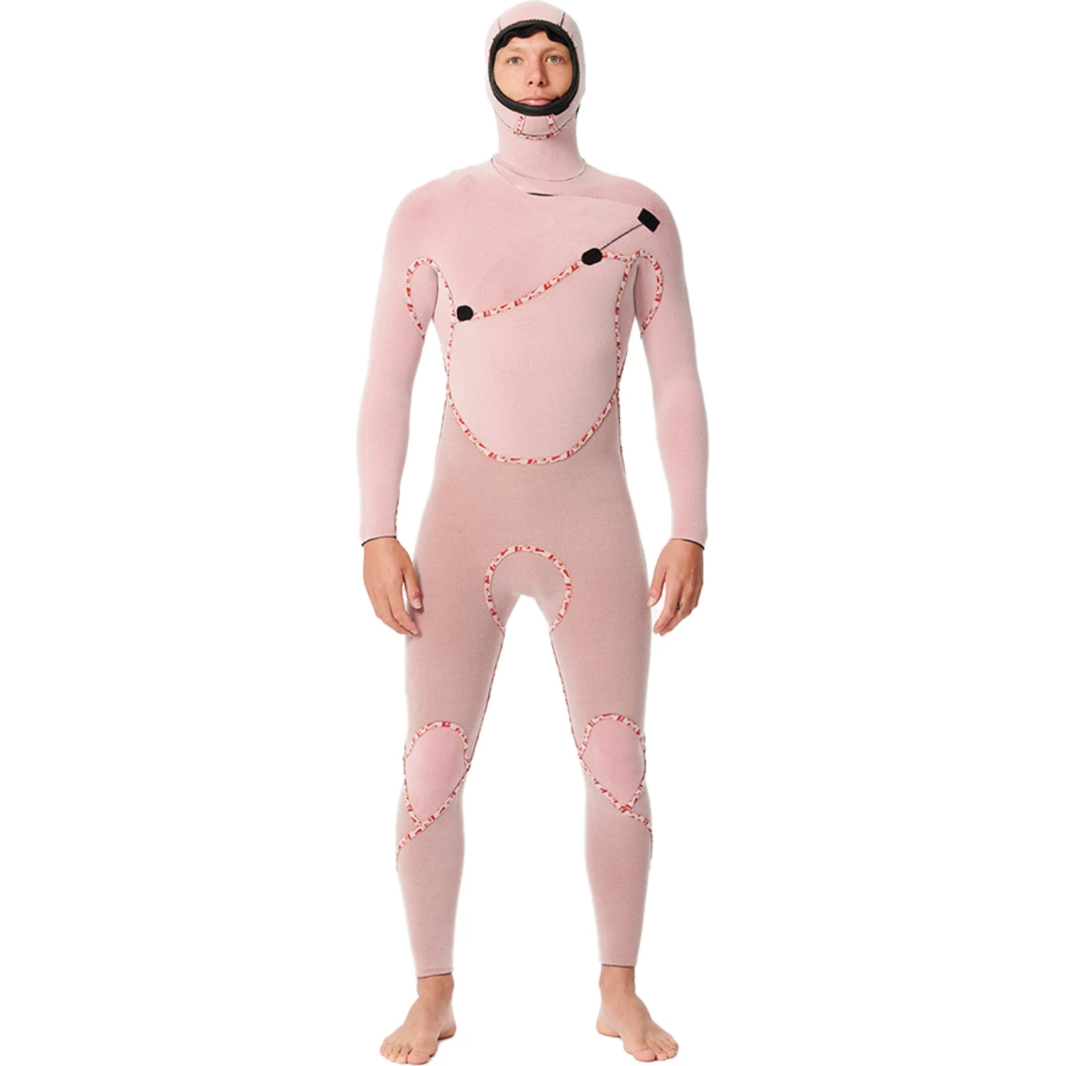 2024 Rip Curl Hombres Flashbomb 6/4mm Chest Zip Con Capucha Neopreno 14FMFS - Black 4 2024 Rip Curl Hombres Flashbomb 6/4mm Chest Zip Con Capucha Neopreno 14FMFS - Black - Imagen 4