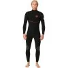 2024 Rip Curl Hombres Flashbomb Fusion 3/2mm Zip Free Neopreno 15QMFS - Black