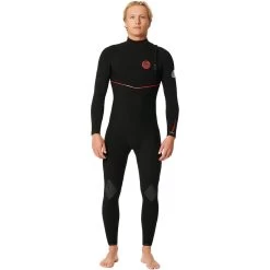 2024 Rip Curl Hombres Flashbomb Fusion 5/3mm Zip Free Neopreno 163MFS - Black