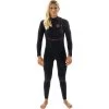 2024 Rip Curl Mujer Flashbomb Fusion 5/3mm Zip Free Neopreno 15HWFS - Black