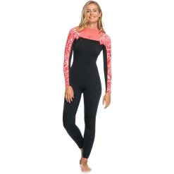2024 Roxy Mujer Elite XT 4/3mm Gbs Chest Zip Neopreno ERJW103134 - Pionciana Laspalmas